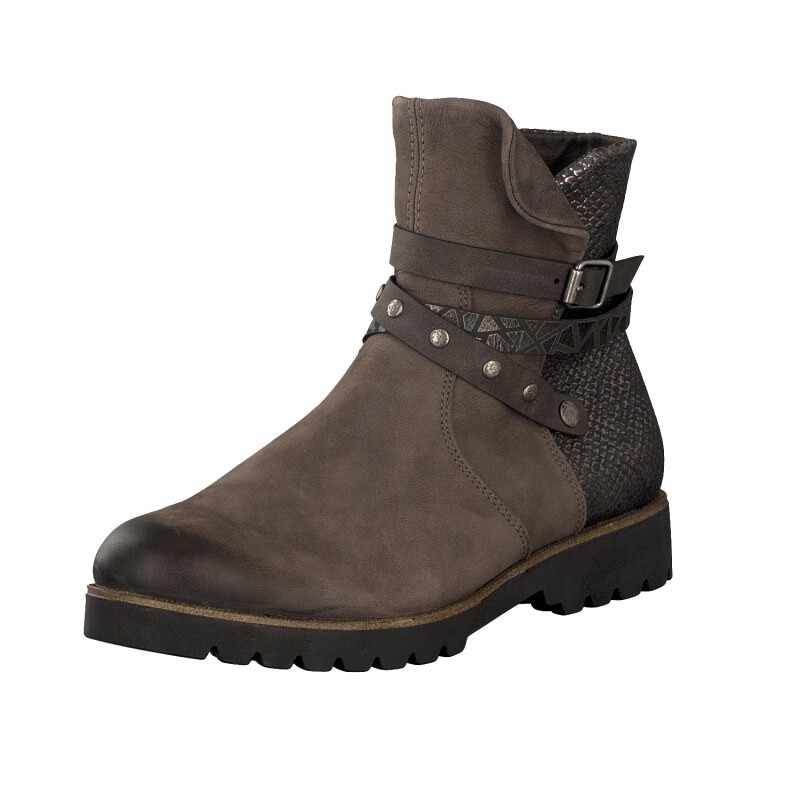 Botins Rieker D0183-25 Para Mulher - Marrom